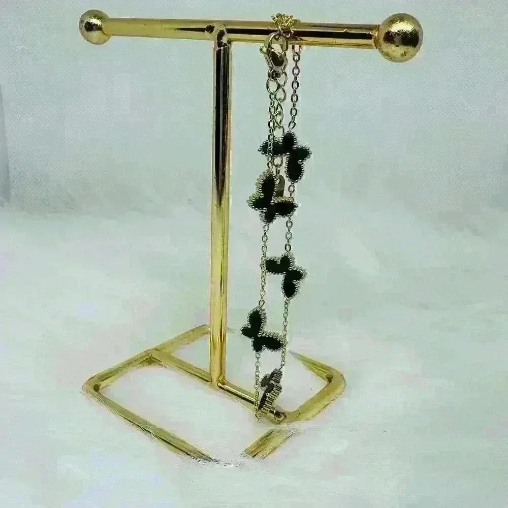 Butterfly Buttercup Bracelet in Black